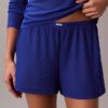 Short sans fermeture à glissière en tissu gaufré léger