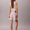 Short taille haute évasé teint en pièce Short taille haute évasé teint en pièce