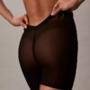 Shorty minimaliste en maille à dos nu