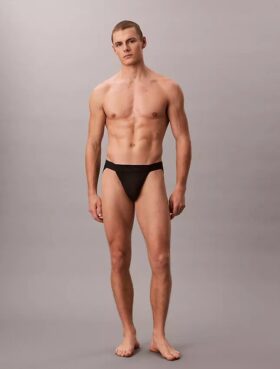Slip de sport en microfibre et dentelle Slip de sport en microfibre et dentelle