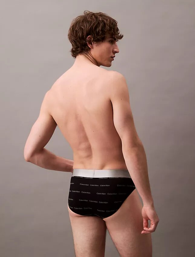 Slip taille basse en Microfiber brossée extensible Slip taille basse en Microfiber brossée extensible