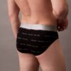Slip taille basse en Microfiber brossée extensible Slip taille basse en Microfiber brossée extensible