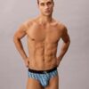 Slip taille basse en microfibre extensible avec motif Monogram Slip taille basse en microfibre extensible avec motif Monogram