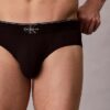 Slip taille basse en microfibre extensible avec motif Monogram Slip taille basse en microfibre extensible avec motif Monogram