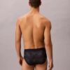 Slip taille basse en microfibre extensible avec motif Monogram Slip taille basse en microfibre extensible avec motif Monogram