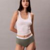 Slip taille haute en Cotton Stretch côtelé Slip taille haute en Cotton Stretch côtelé