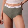 Slip taille haute en Cotton Stretch côtelé Slip taille haute en Cotton Stretch côtelé