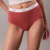 Slip taille haute en Cotton Stretch côtelé Slip taille haute en Cotton Stretch côtelé