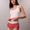 Slip taille haute en Cotton Stretch côtelé Slip taille haute en Cotton Stretch côtelé