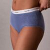Slip taille haute en Cotton Stretch côtelé Slip taille haute en Cotton Stretch côtelé