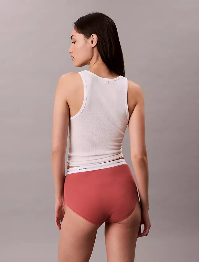 Slip taille haute en Cotton Stretch côtelé Slip taille haute en Cotton Stretch côtelé