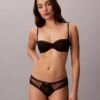 Soutien-gorge balconnet légèrement doublé CK Black Bridal