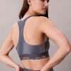 Soutien-gorge de sport à dos nageur et imprimé sportif moderne, pour impact moyen Soutien-gorge de sport à dos nageur et imprimé sportif moderne, pour impact moyen