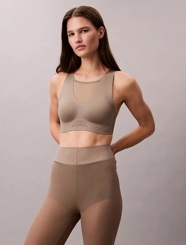 Soutien-gorge de sport en maille à maintien moyen Invisibles Soutien-gorge de sport en maille à maintien moyen Invisibles