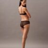 Soutien-gorge plongeant en dentelle florale CK Black