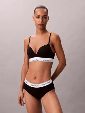 Soutien-gorge plongeant Icon en coton et Modal