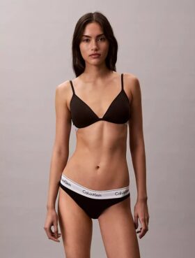 Soutien-gorge plongeant Icon en coton Modal ultraléger, légèrement doublé