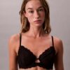 Soutien-gorge sensuel en dentelle extensible, Unlined et à couverture intégrale Soutien-gorge sensuel en dentelle extensible, Unlined et à couverture intégrale