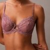 Soutien-gorge sensuel en dentelle extensible, Unlined et à couverture intégrale Soutien-gorge sensuel en dentelle extensible, Unlined et à couverture intégrale