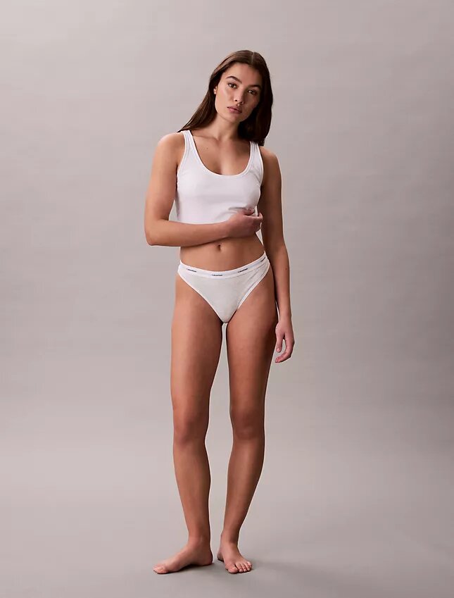 String en coton Stretch côtelé String en coton Stretch côtelé