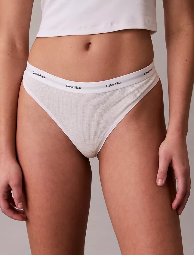 String en coton Stretch côtelé String en coton Stretch côtelé