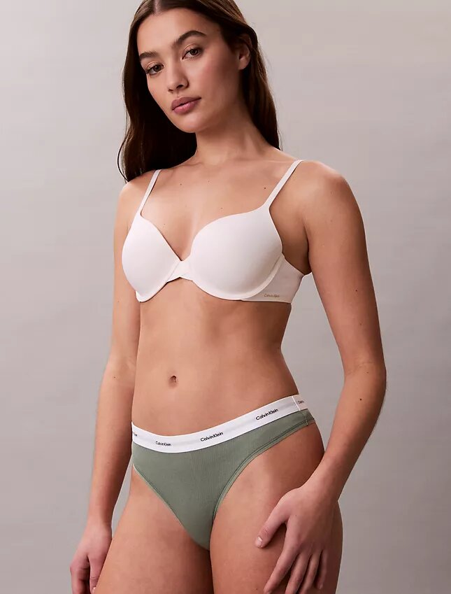 String en coton Stretch côtelé String en coton Stretch côtelé