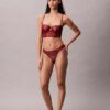 String en dentelle florale noire CK Black String en dentelle florale noire CK Black