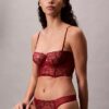 String en dentelle florale noire CK Black String en dentelle florale noire CK Black