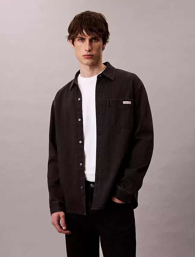 Surchemise en denim classique Surchemise en denim classique