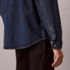 Surchemise en Denim à monogramme intégral style années 90 Surchemise en Denim à monogramme intégral style années 90