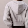 Sweat à capuche ample en molleton avec bandeau logo et fermeture éclair Sweat à capuche ample en molleton avec bandeau logo et fermeture éclair