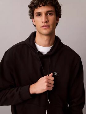 Sweat à capuche ample Monogram