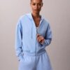 Sweat à capuche de nuit ample en éponge de coton mélangé
