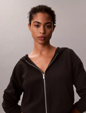 Sweat à capuche en maille ample Sweat à capuche en maille ample