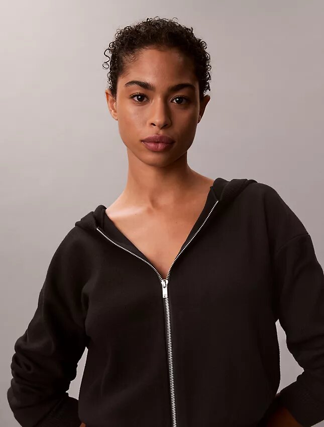 Sweat à capuche en maille ample Sweat à capuche en maille ample