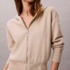 Sweat à capuche en maille ample