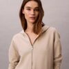 Sweat à capuche en maille ample
