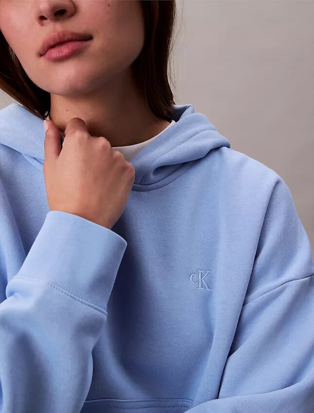 Sweat à capuche en molleton avec logo d’archive Sweat à capuche en molleton avec logo d’archive