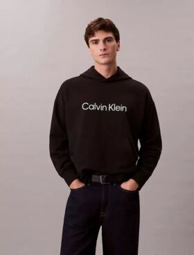 Sweat à capuche en molleton avec logo standard