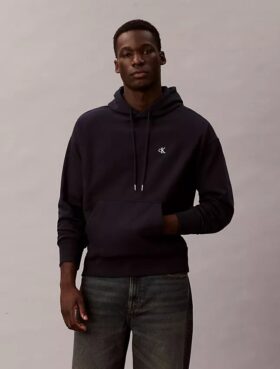 Sweat à capuche en molleton Monogram décontracté en éponge haut de gamme