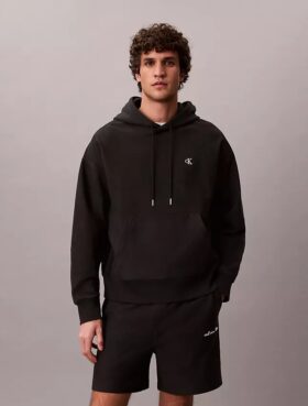 Sweat à capuche en molleton Monogram décontracté en éponge haut de gamme