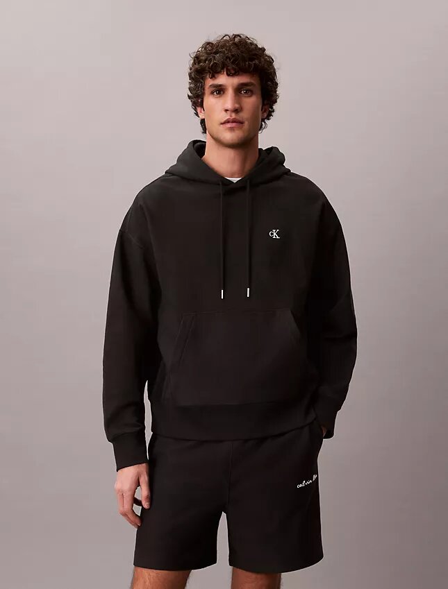 Sweat à capuche en molleton Monogram décontracté en éponge haut de gamme Sweat à capuche en molleton Monogram décontracté en éponge haut de gamme