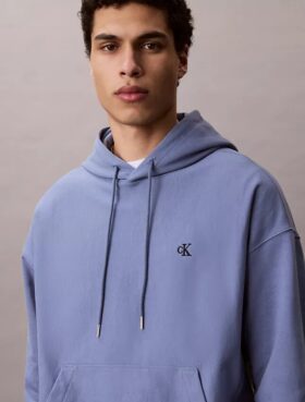 Sweat à capuche en molleton Monogram décontracté en éponge haut de gamme