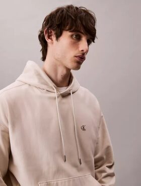 Sweat à capuche en molleton Monogram décontracté en éponge haut de gamme