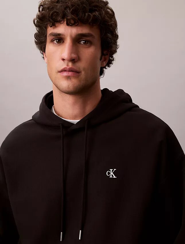 Sweat à capuche en molleton Monogram décontracté en éponge haut de gamme Sweat à capuche en molleton Monogram décontracté en éponge haut de gamme