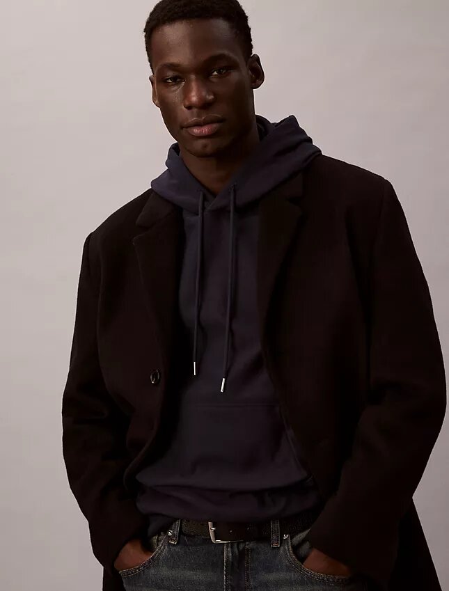 Sweat à capuche en molleton Monogram décontracté en éponge haut de gamme Sweat à capuche en molleton Monogram décontracté en éponge haut de gamme