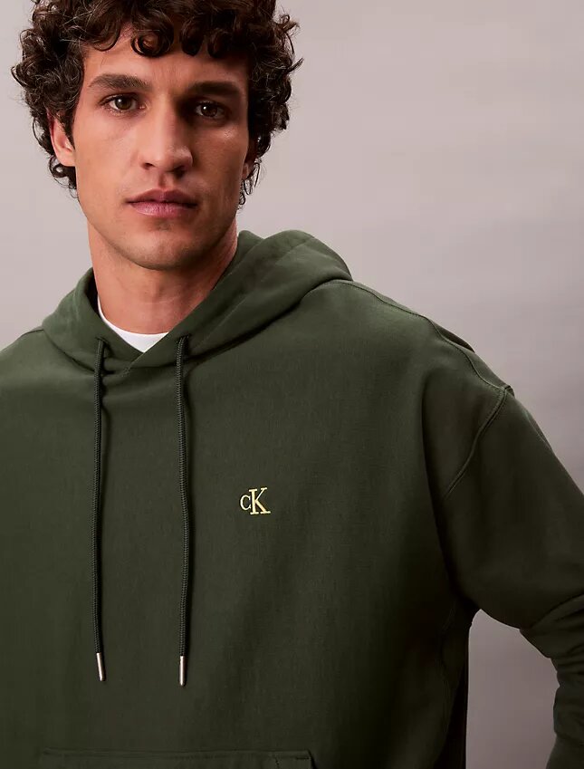 Sweat à capuche en molleton Monogram décontracté en éponge haut de gamme Sweat à capuche en molleton Monogram décontracté en éponge haut de gamme