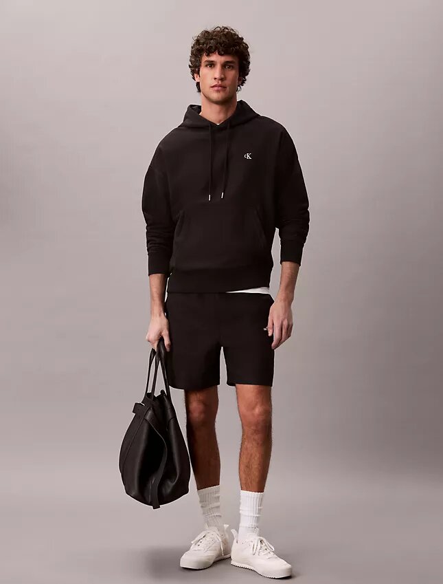 Sweat à capuche en molleton Monogram décontracté en éponge haut de gamme Sweat à capuche en molleton Monogram décontracté en éponge haut de gamme