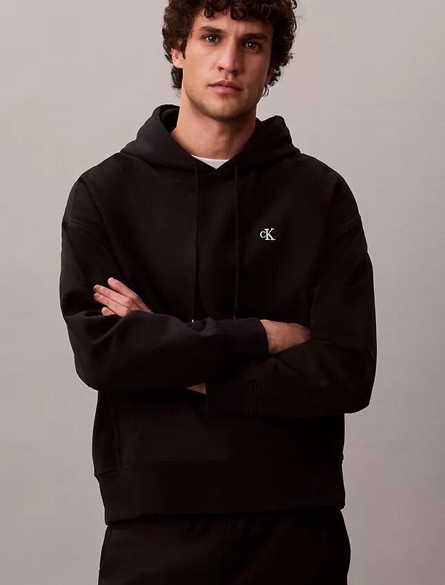 Sweat à capuche en molleton Monogram décontracté en éponge haut de gamme Sweat à capuche en molleton Monogram décontracté en éponge haut de gamme