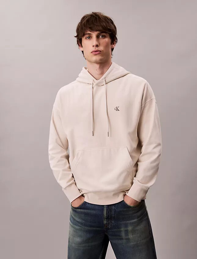 Sweat à capuche en molleton Monogram décontracté en éponge haut de gamme Sweat à capuche en molleton Monogram décontracté en éponge haut de gamme